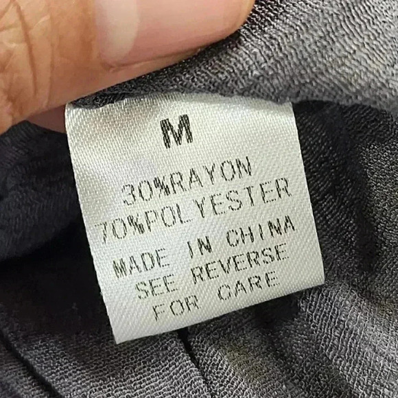 Wishlist Rayon High Neck Keyhole Tunic Tank Blouse M - Picture 6 of 8